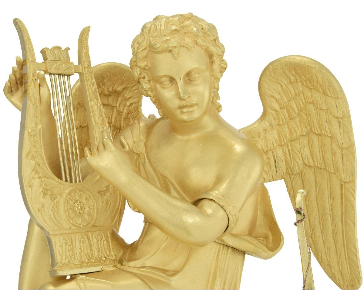 Clock Allegorical To The Musical Putto Representing Love-photo-7