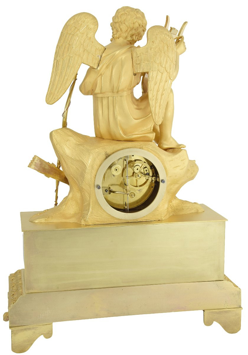 Clock Allegorical To The Musical Putto Representing Love-photo-8