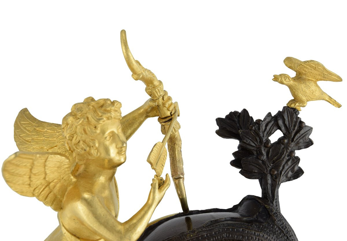 Clock "love Aimed At The Bird"-photo-4