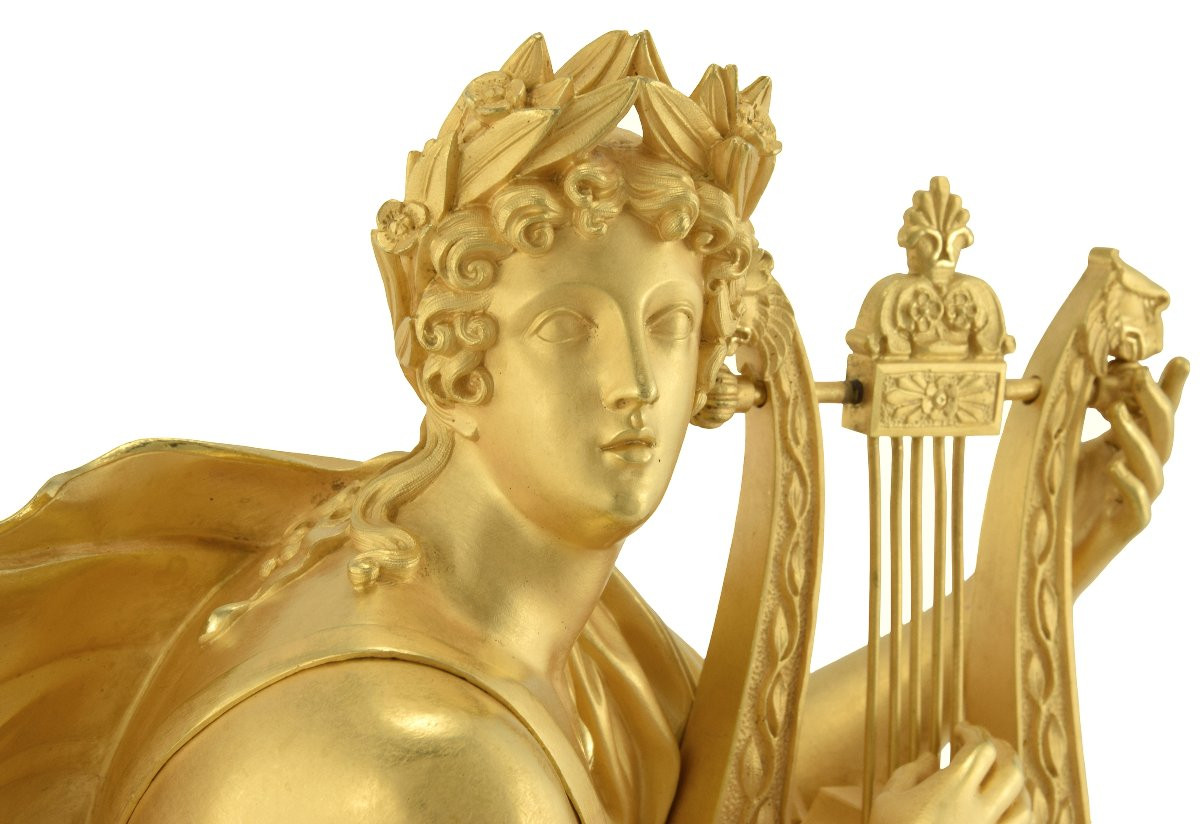 Clock Mythologique "apollo And The Serpent" Watchmaker: Pons-photo-2