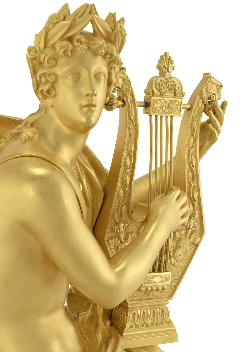 Clock Mythologique "apollo And The Serpent" Watchmaker: Pons-photo-1