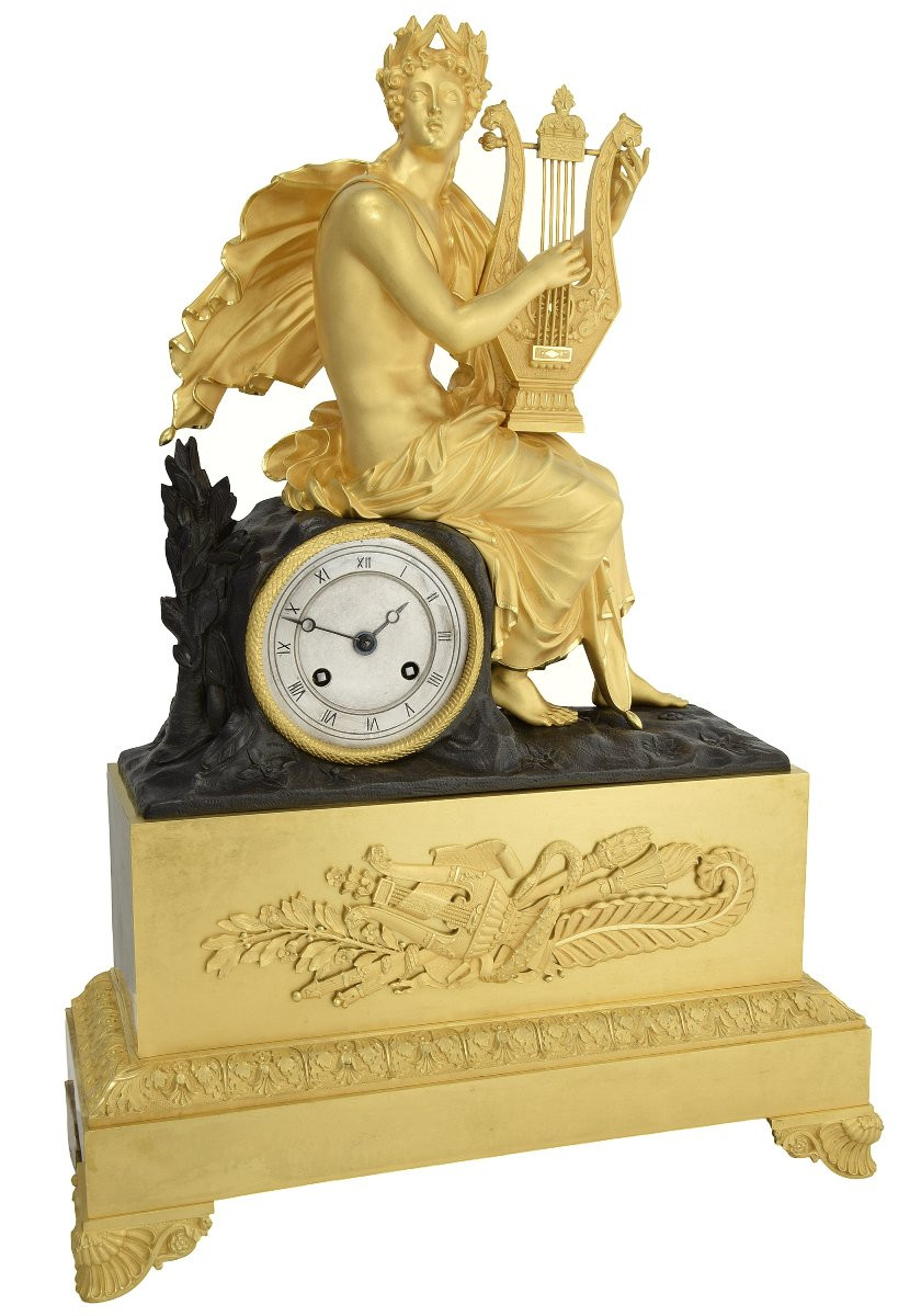 Clock Mythologique "apollo And The Serpent" Watchmaker: Pons-photo-6