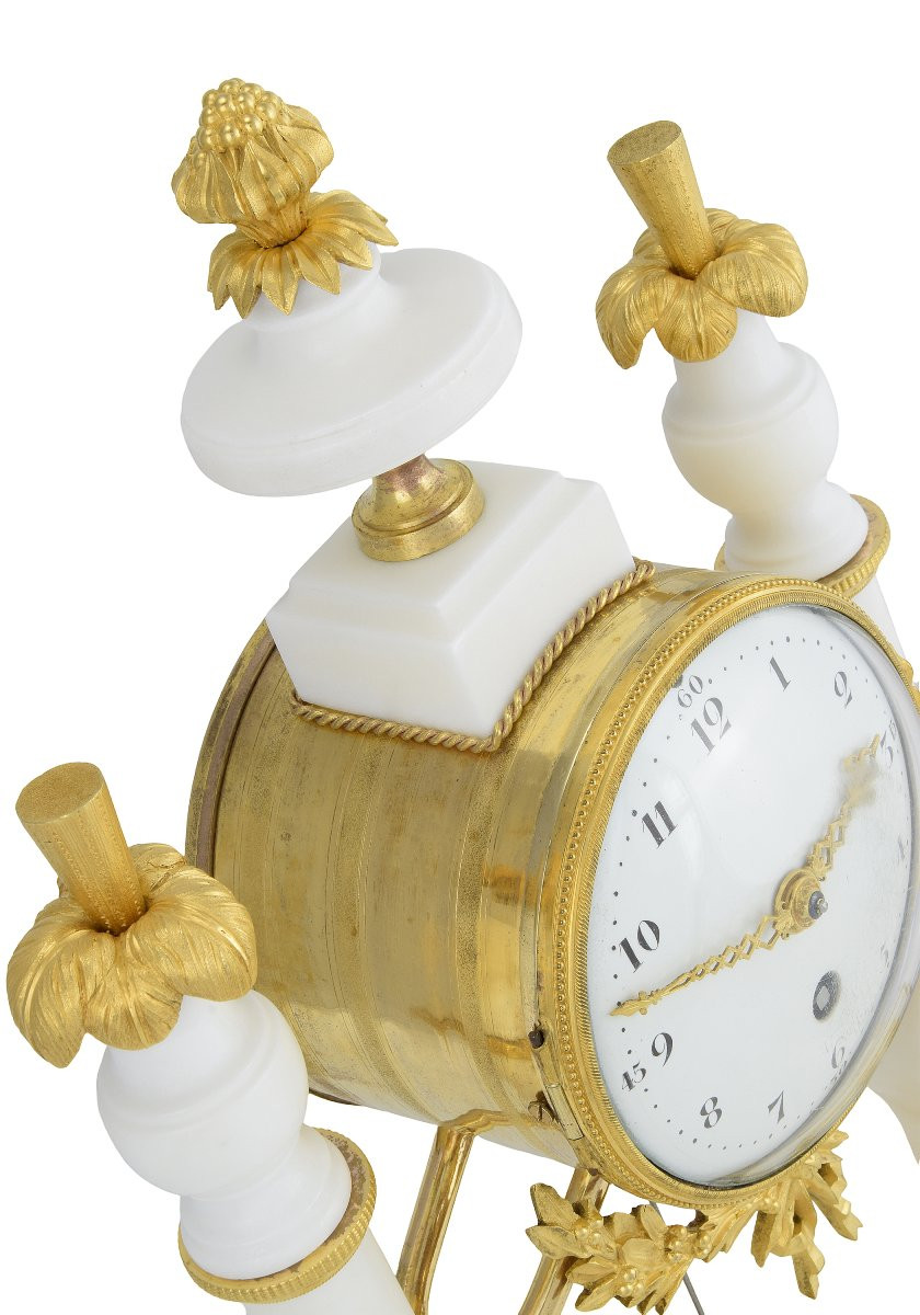 Clock Portico XVIIIème Era Louis XVI 18th Century XVIIIe-photo-5