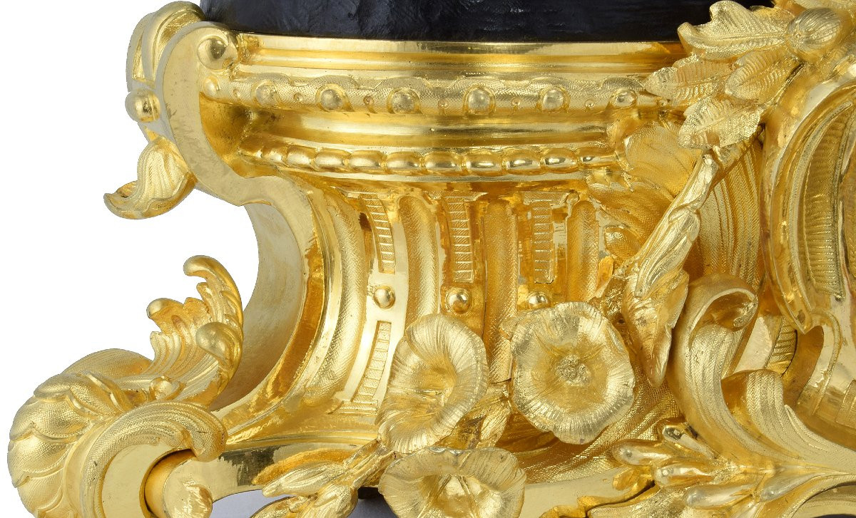 Pendule Naïde Bronzier : MARCHAND / Horloger : DEWINT-photo-2