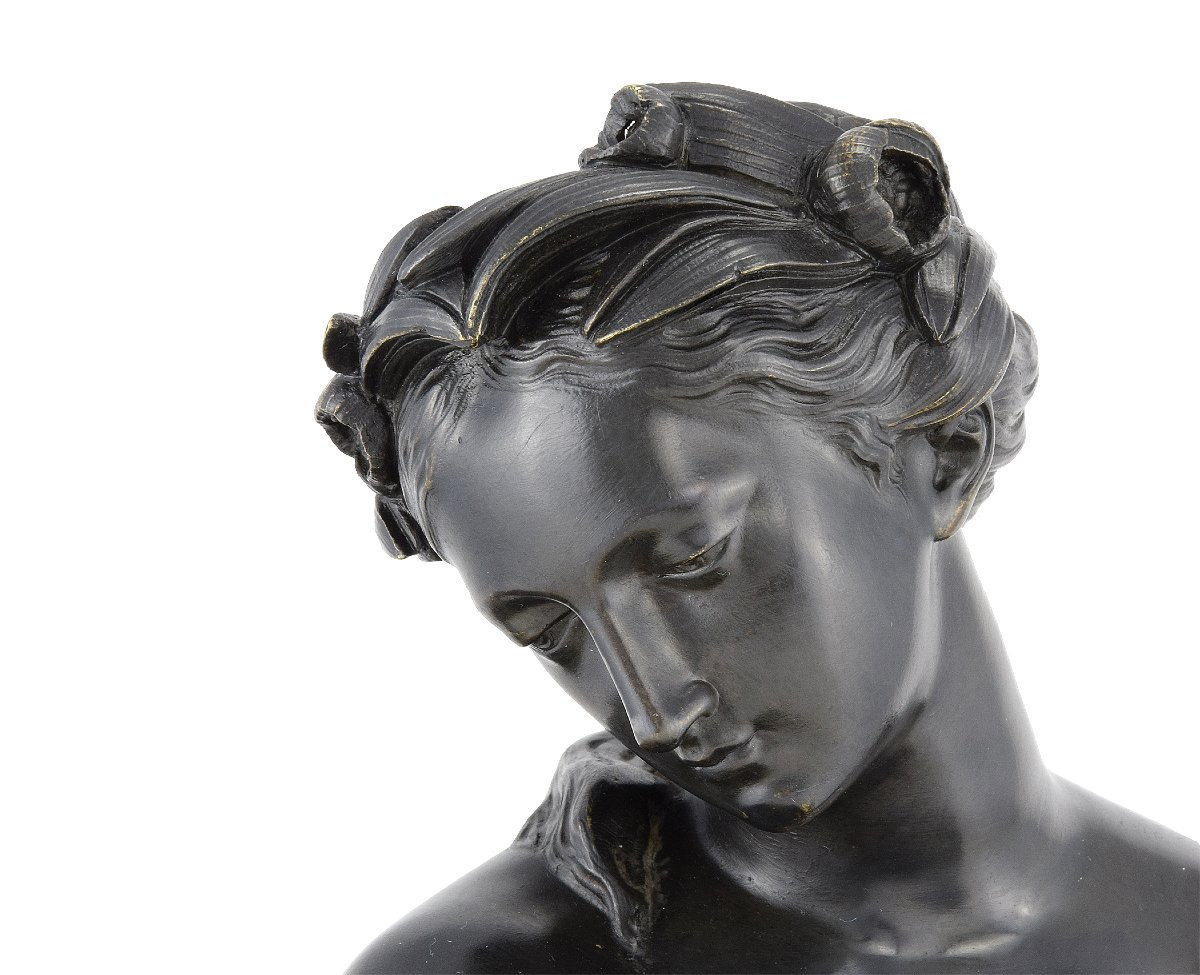 Pendule Naïde Bronzier : MARCHAND / Horloger : DEWINT-photo-4