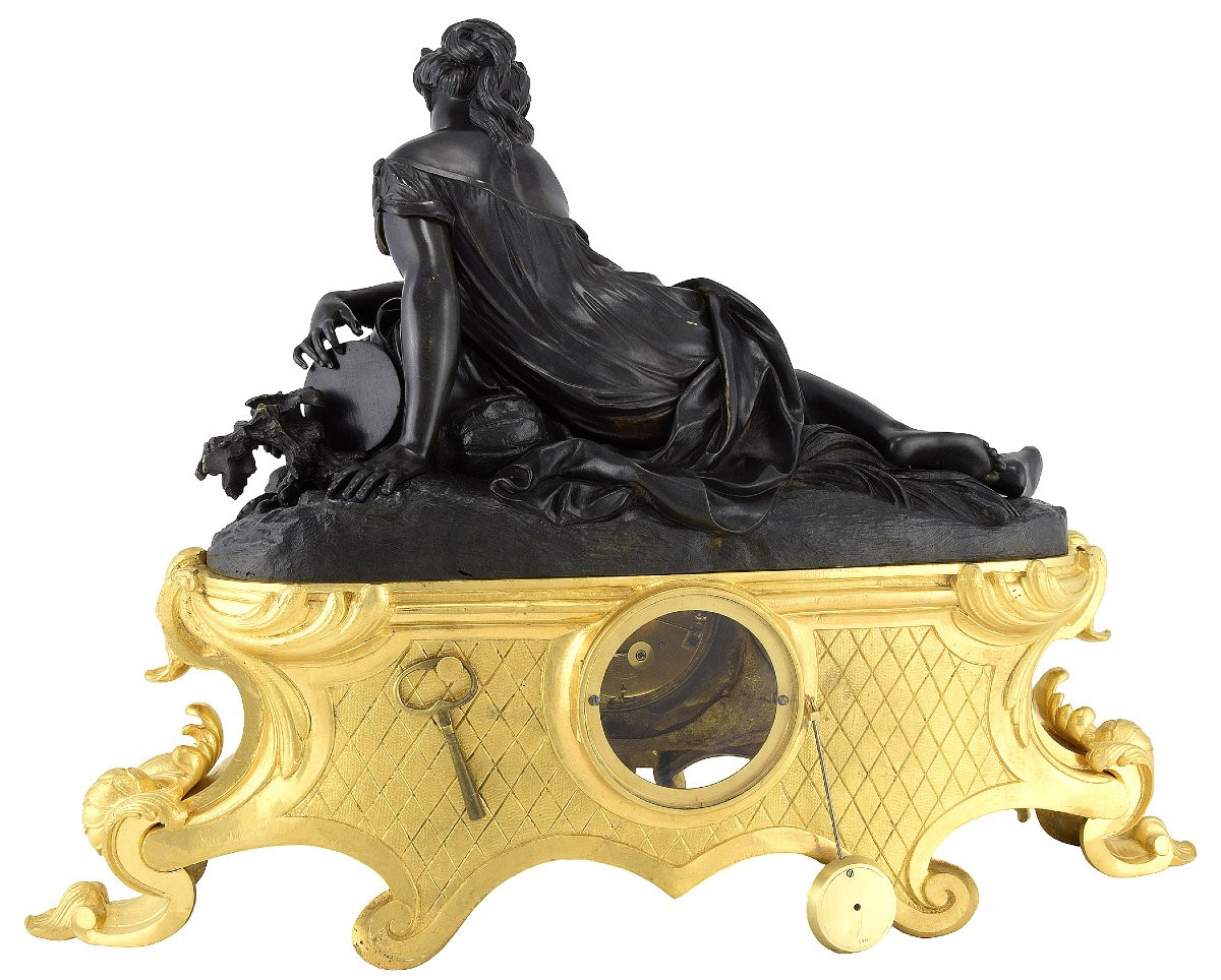 Pendule Naïde Bronzier : MARCHAND / Horloger : DEWINT-photo-6