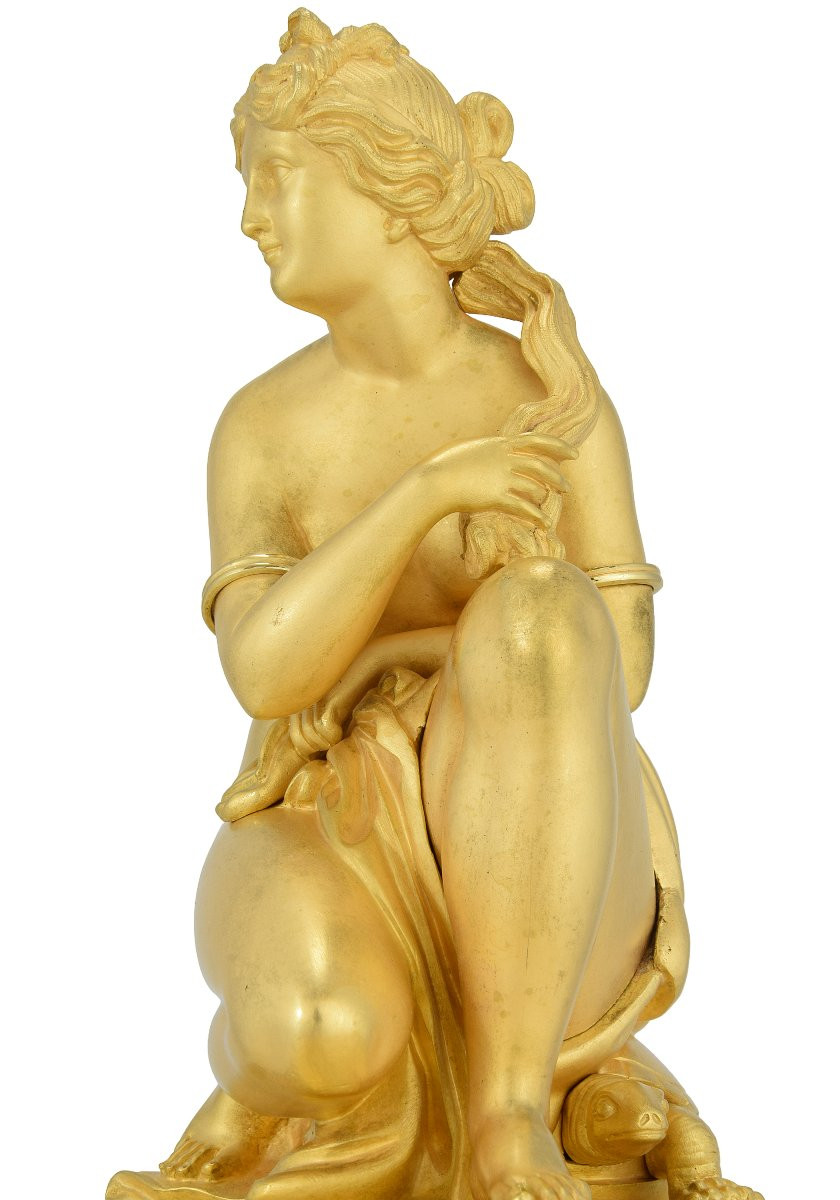 Pendule Vénus Bronzier : RICHOND / Horloger : PONS 1840-photo-3