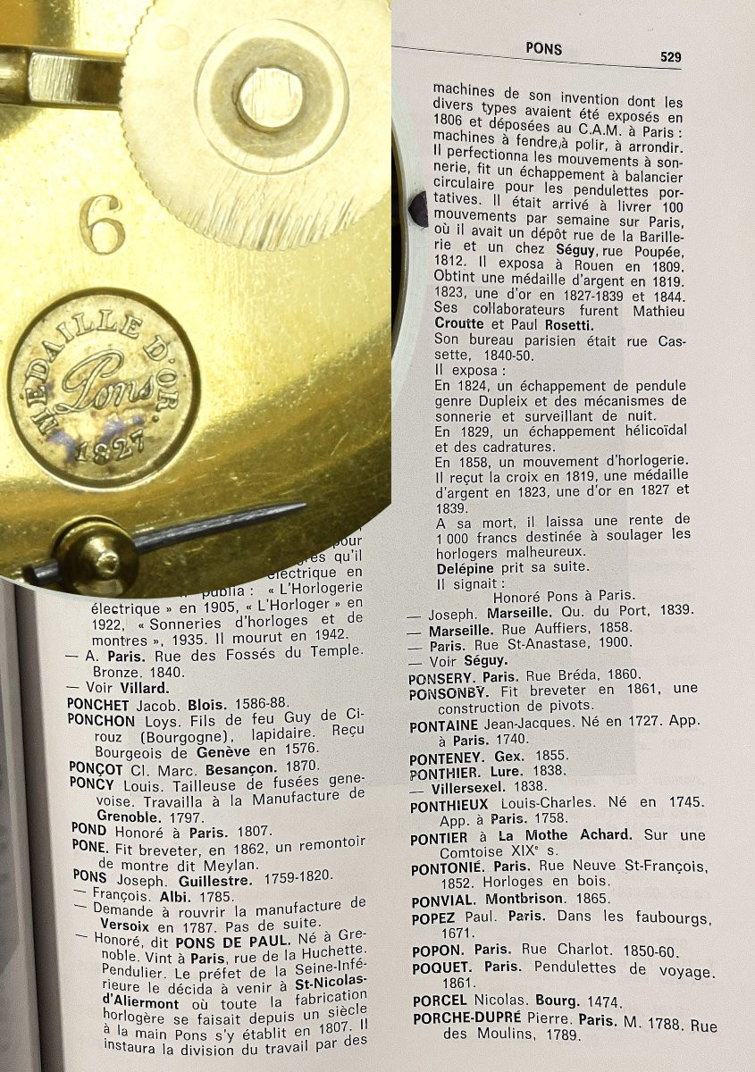 Pendule Vénus Bronzier : RICHOND / Horloger : PONS 1840-photo-7