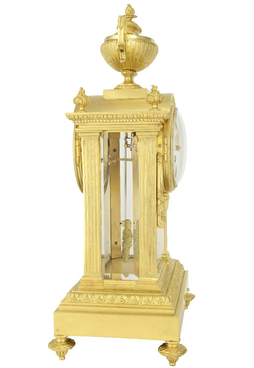 Clock Glass Cage Watchmaker: Japy Frères 1875-photo-3
