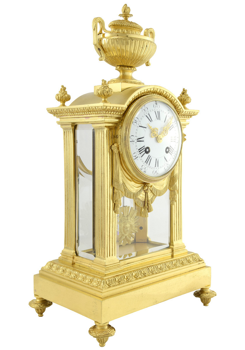  Clock Glass Cage Watchmaker: Japy Frères 1875