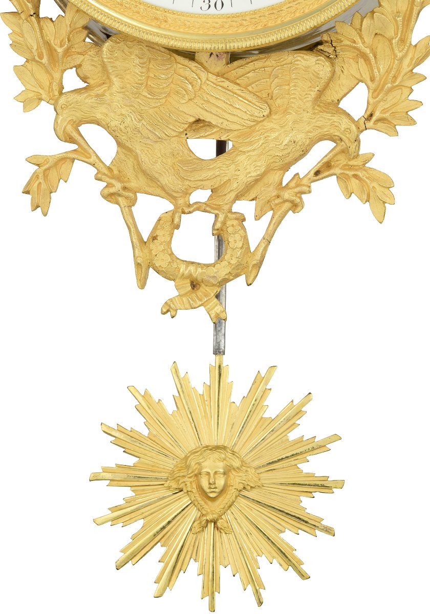 Pendule portique Empire Horloger : HUNZIKER 1805-photo-2