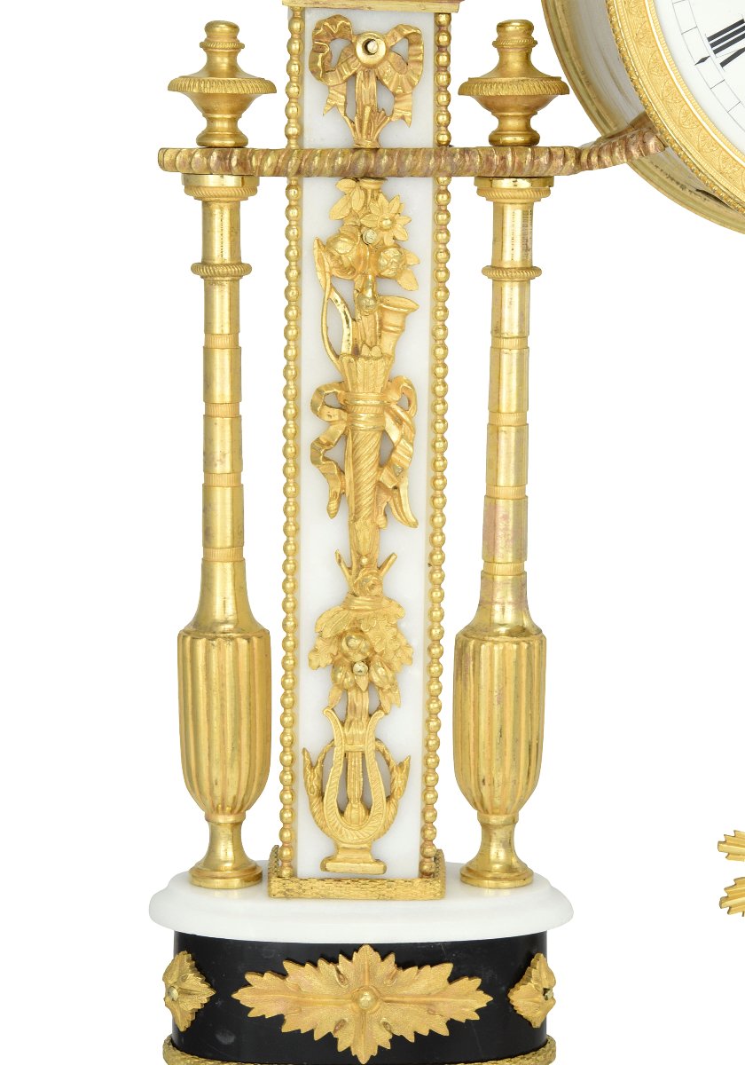 Clock Portico Watchmaker : Contreau 1850-photo-3