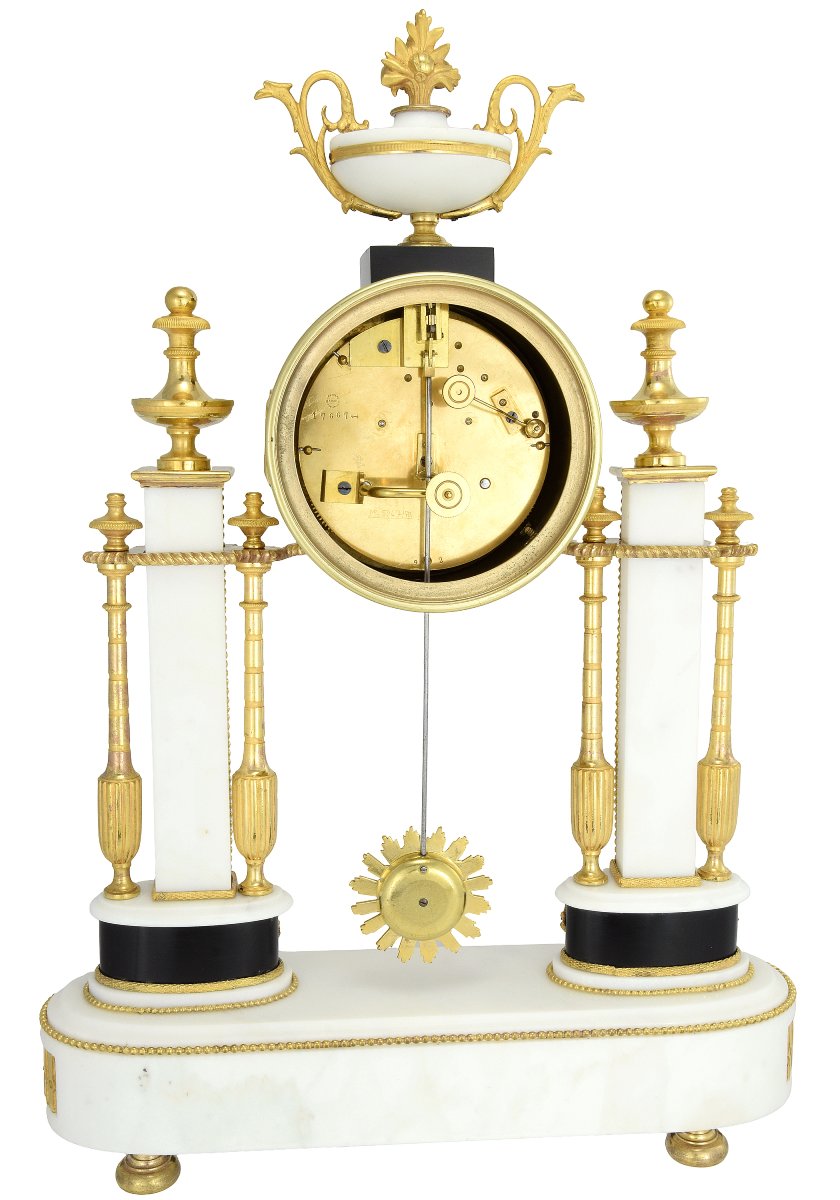 Clock Portico Watchmaker : Contreau 1850-photo-5