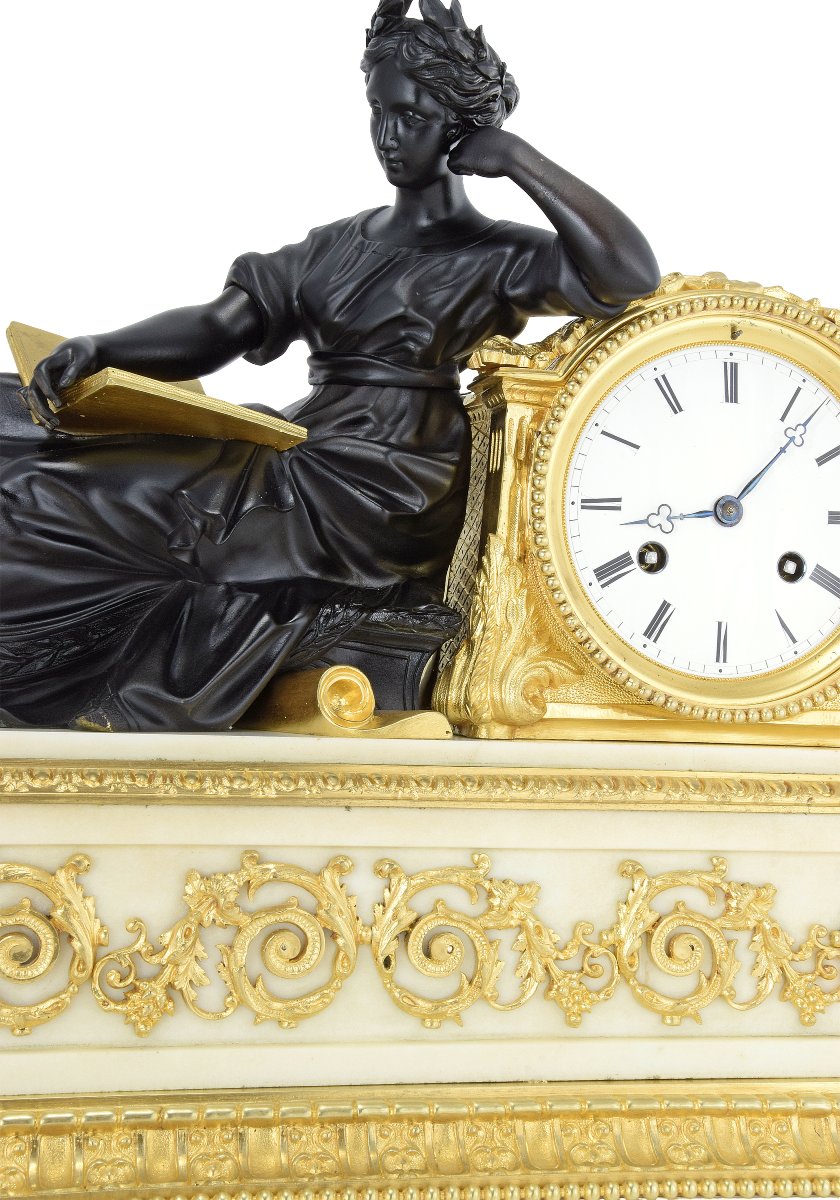 Clock In The Style Of Madame Geoffrin Watchmaker : Desfontaines 1850-photo-2