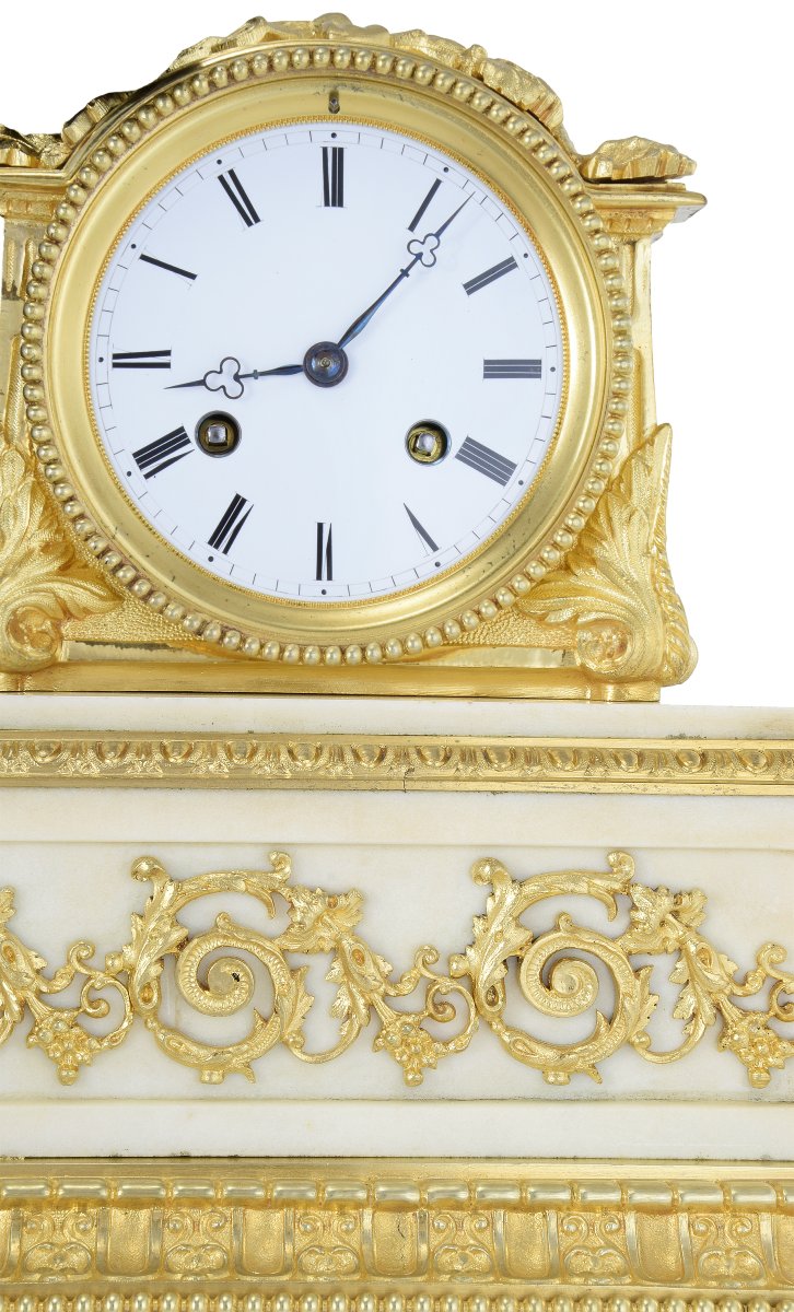 Clock In The Style Of Madame Geoffrin Watchmaker : Desfontaines 1850-photo-3