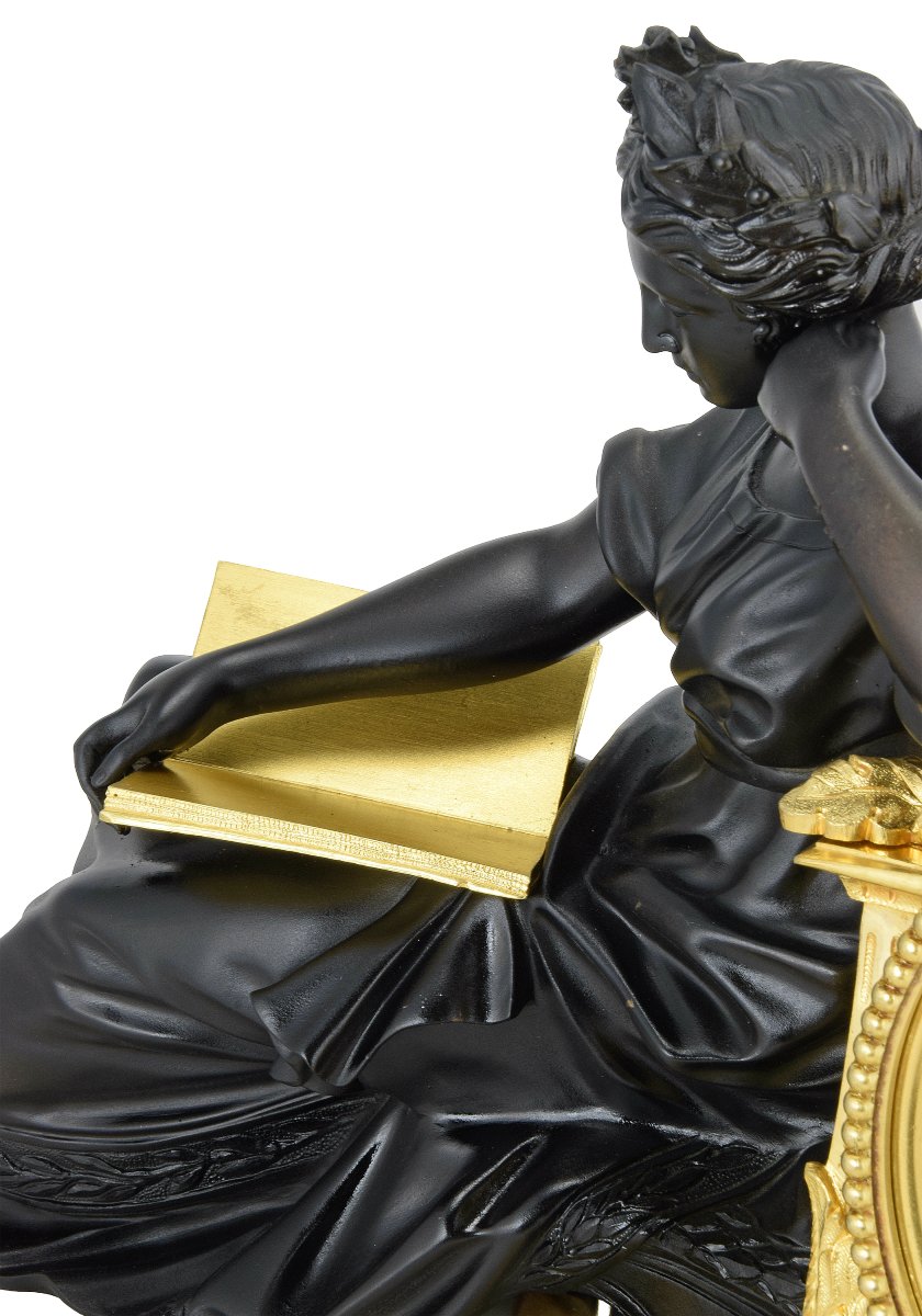 Clock In The Style Of Madame Geoffrin Watchmaker : Desfontaines 1850-photo-1