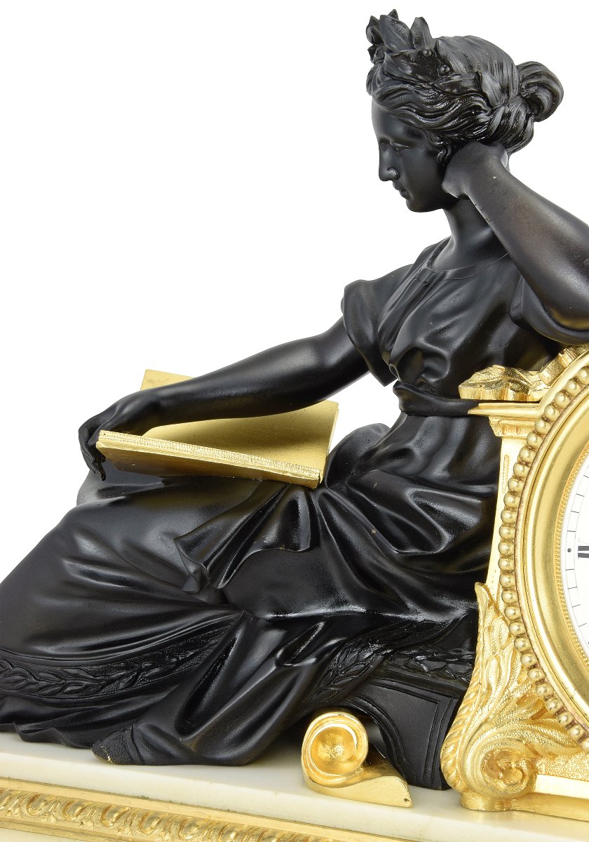 Clock In The Style Of Madame Geoffrin Watchmaker : Desfontaines 1850-photo-2