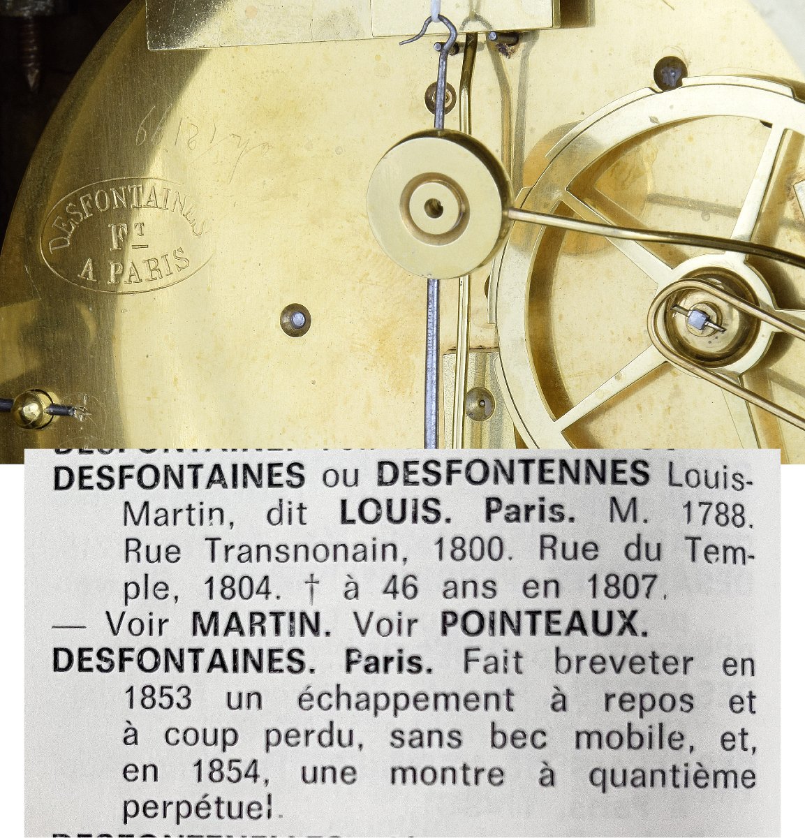 Clock In The Style Of Madame Geoffrin Watchmaker : Desfontaines 1850-photo-7