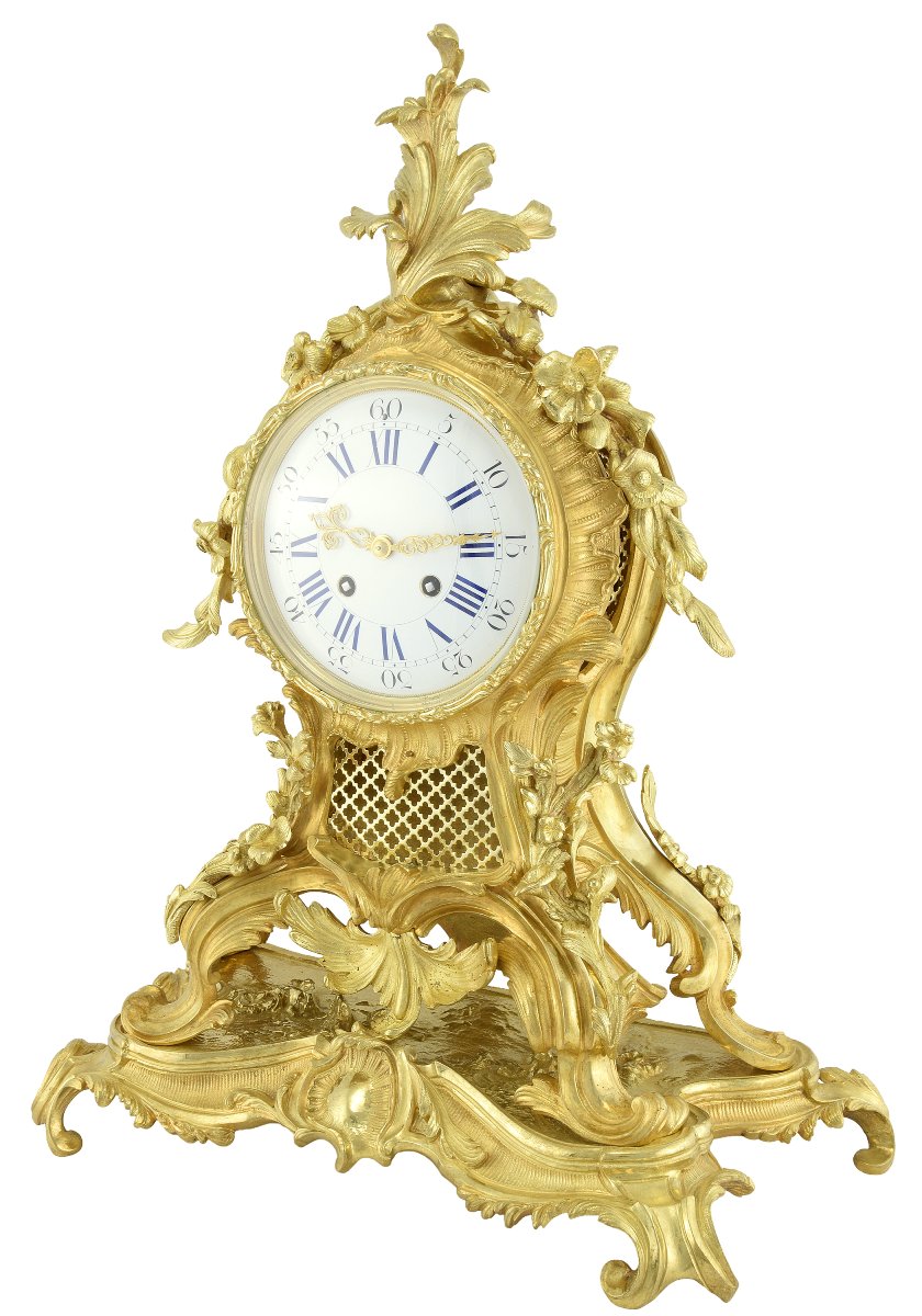 Pendule cartel Louis XV XIXème