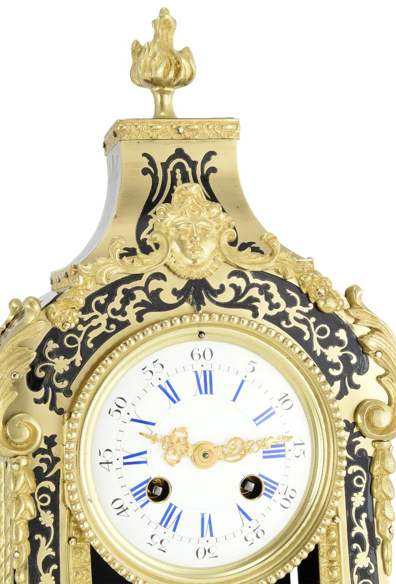 Pendule cartel Louis XIV régence XIXème-photo-2
