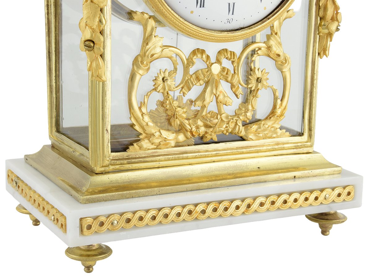  Clock Glass Century XVIIIe Watchmaker: Crosnier 1775-photo-2