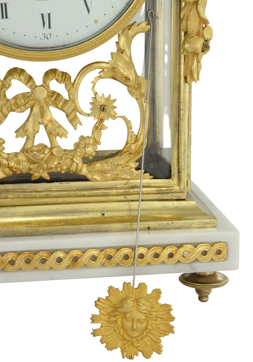  Clock Glass Century XVIIIe Watchmaker: Crosnier 1775-photo-5