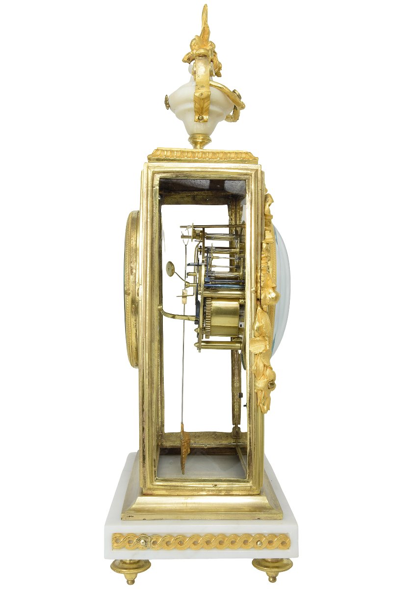  Clock Glass Century XVIIIe Watchmaker: Crosnier 1775-photo-7