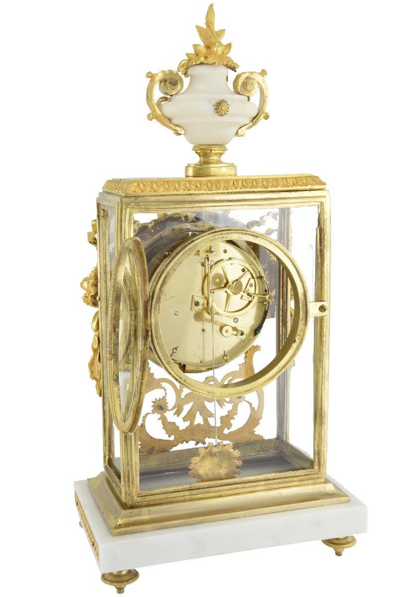  Clock Glass Century XVIIIe Watchmaker: Crosnier 1775-photo-8