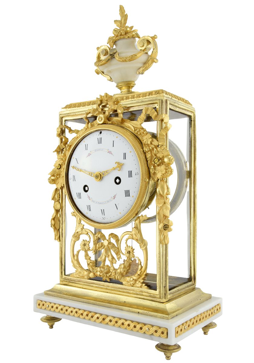  Clock Glass Century XVIIIe Watchmaker: Crosnier 1775