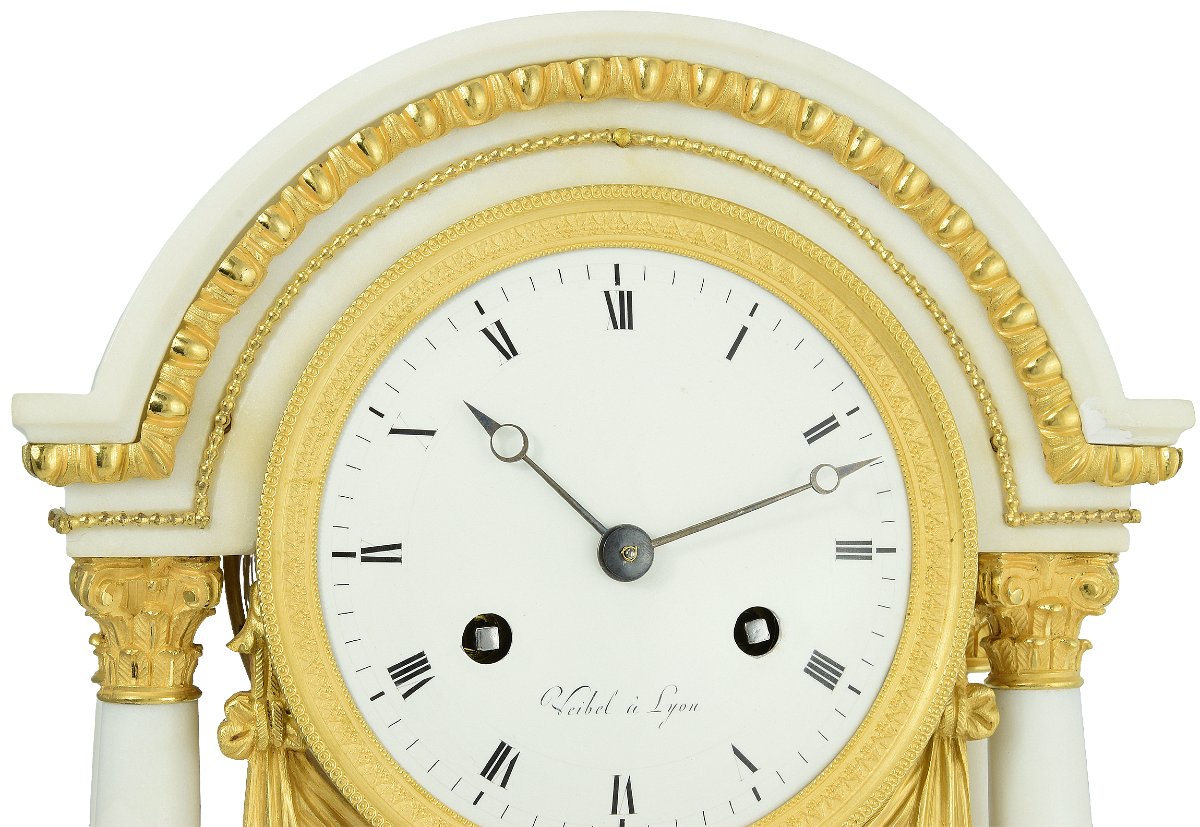 Pendule portique Empire Horloger : VEIBEL 1810-photo-1