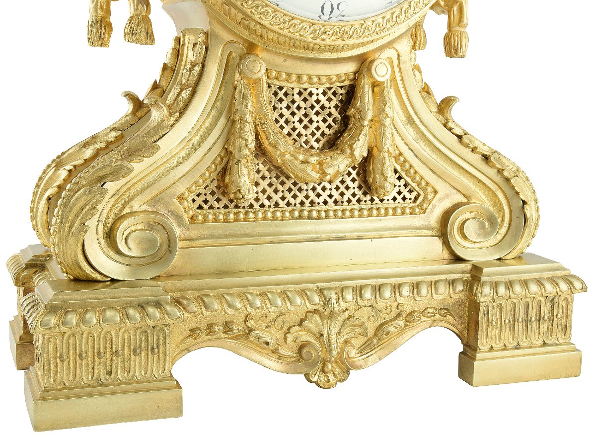 Pendule "Mufles de lion" Néo-classique JAPY FILS 1855-photo-4