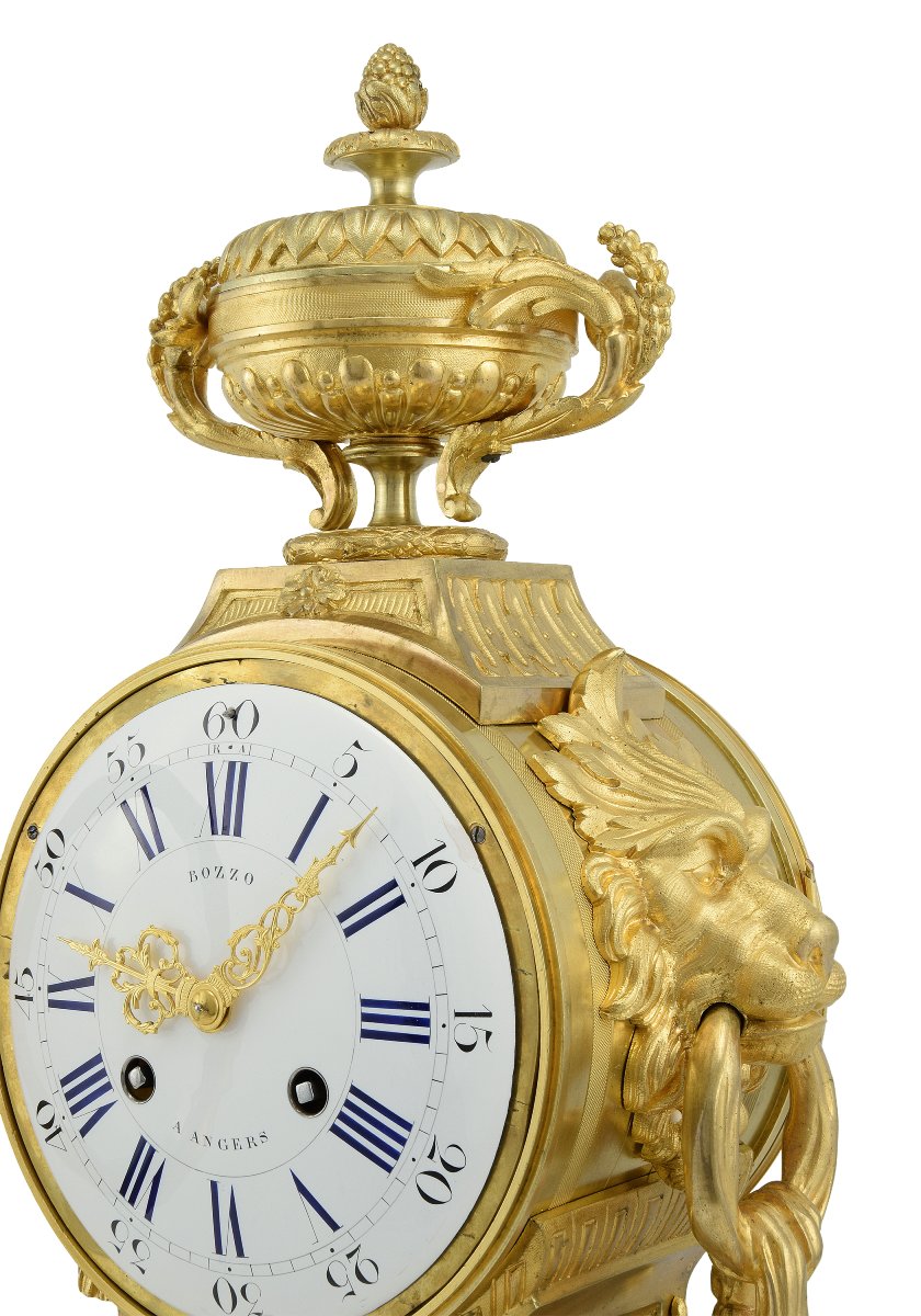 Pendule "Mufles de lion" Néo-classique JAPY FILS 1855-photo-1