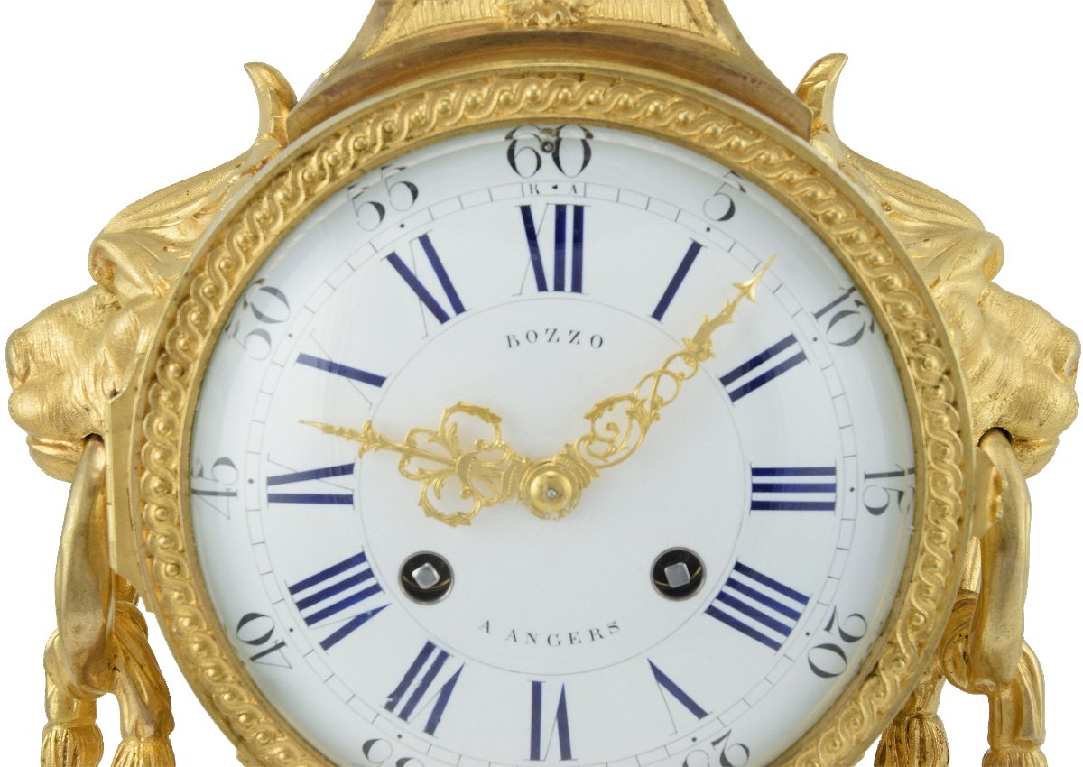Pendule "Mufles de lion" Néo-classique JAPY FILS 1855-photo-2