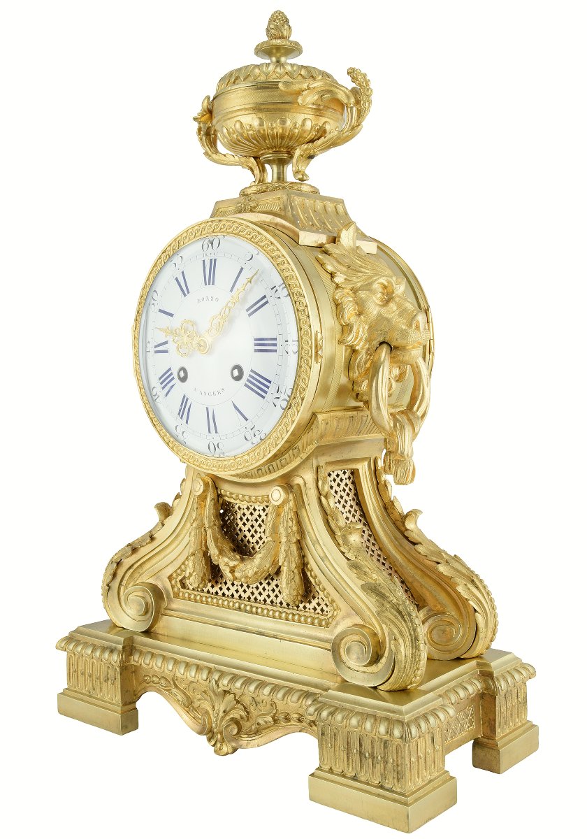 Pendule "Mufles de lion" Néo-classique JAPY FILS 1855