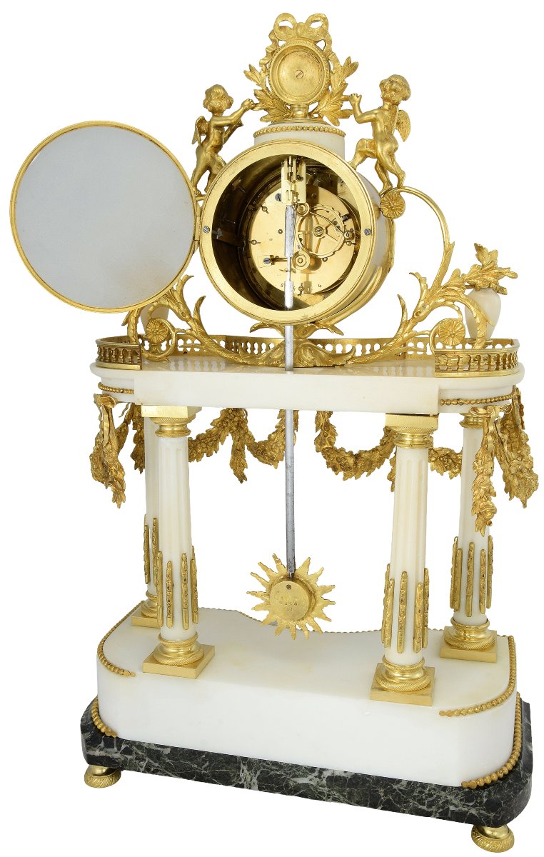 Pendule portique monumental atypique-photo-4