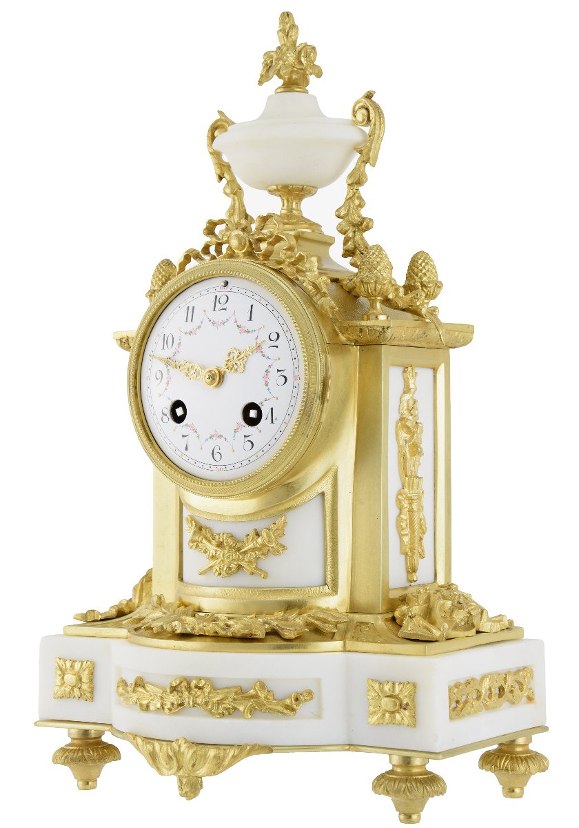 Clock Louis XVI Style Napoleon III Era-photo-2