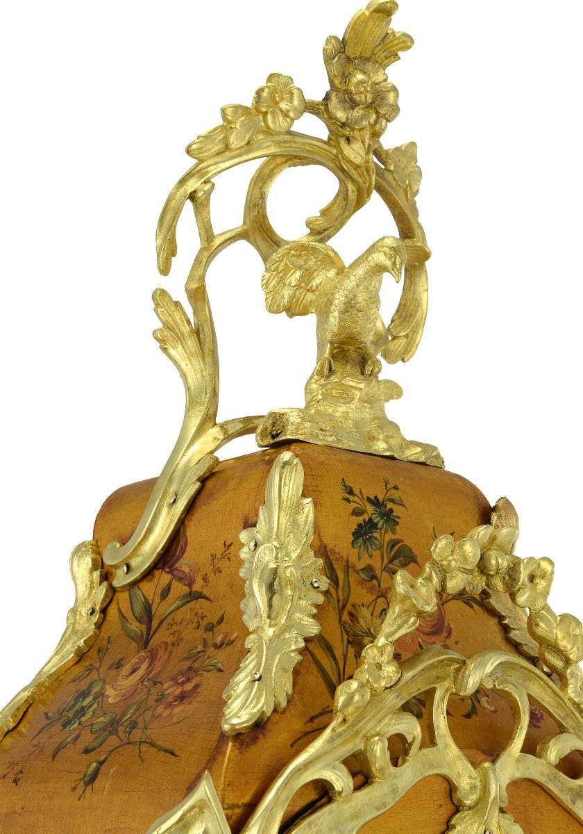 Cartel Louis XV peintre : Hipólito Bach XIXème-photo-4