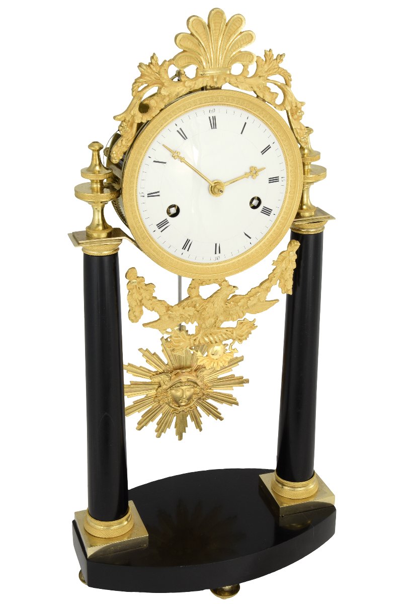 Pendule l'aigle et le grand soleil Empire 1810 -photo-3