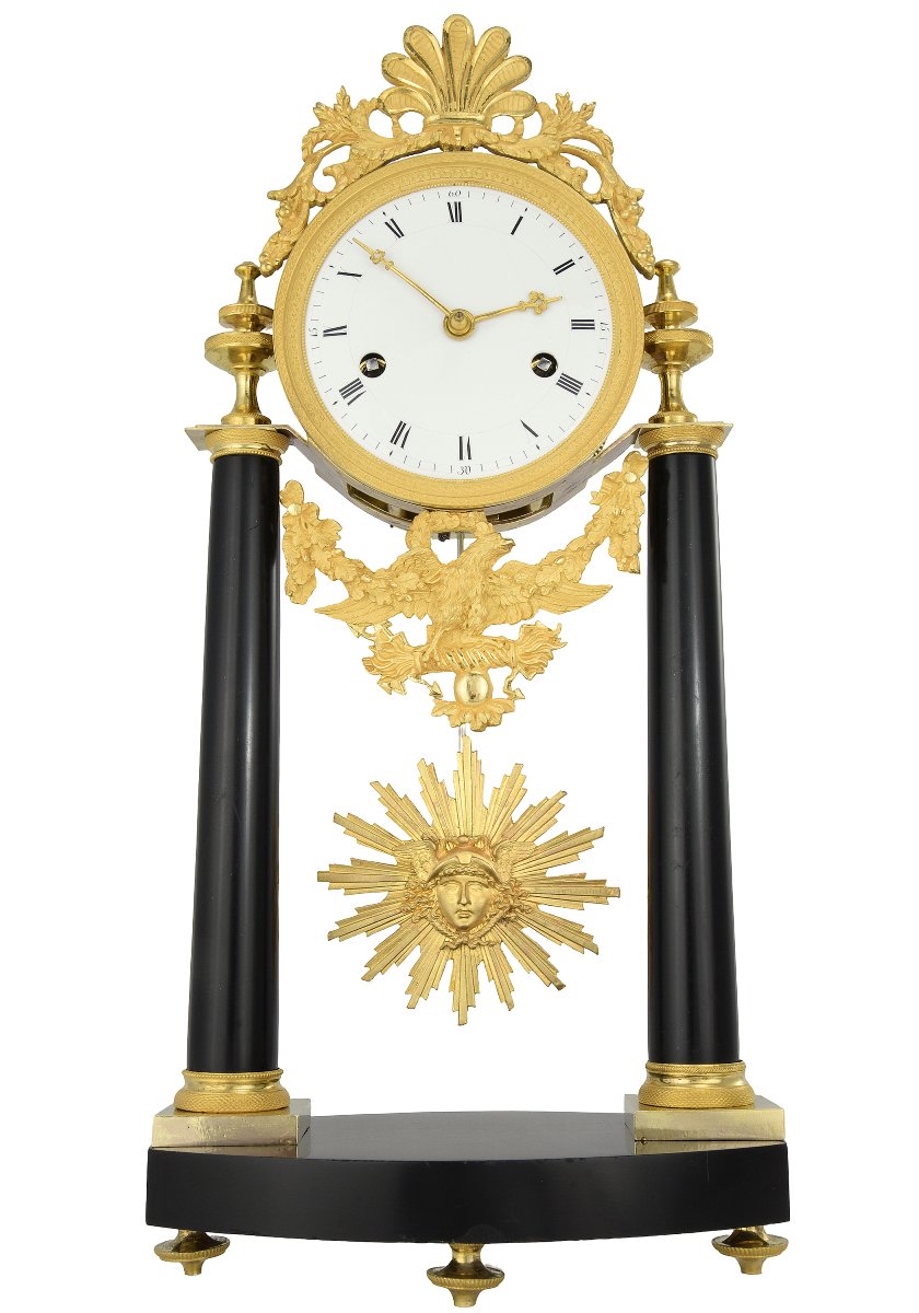 Pendule l'aigle et le grand soleil Empire 1810 