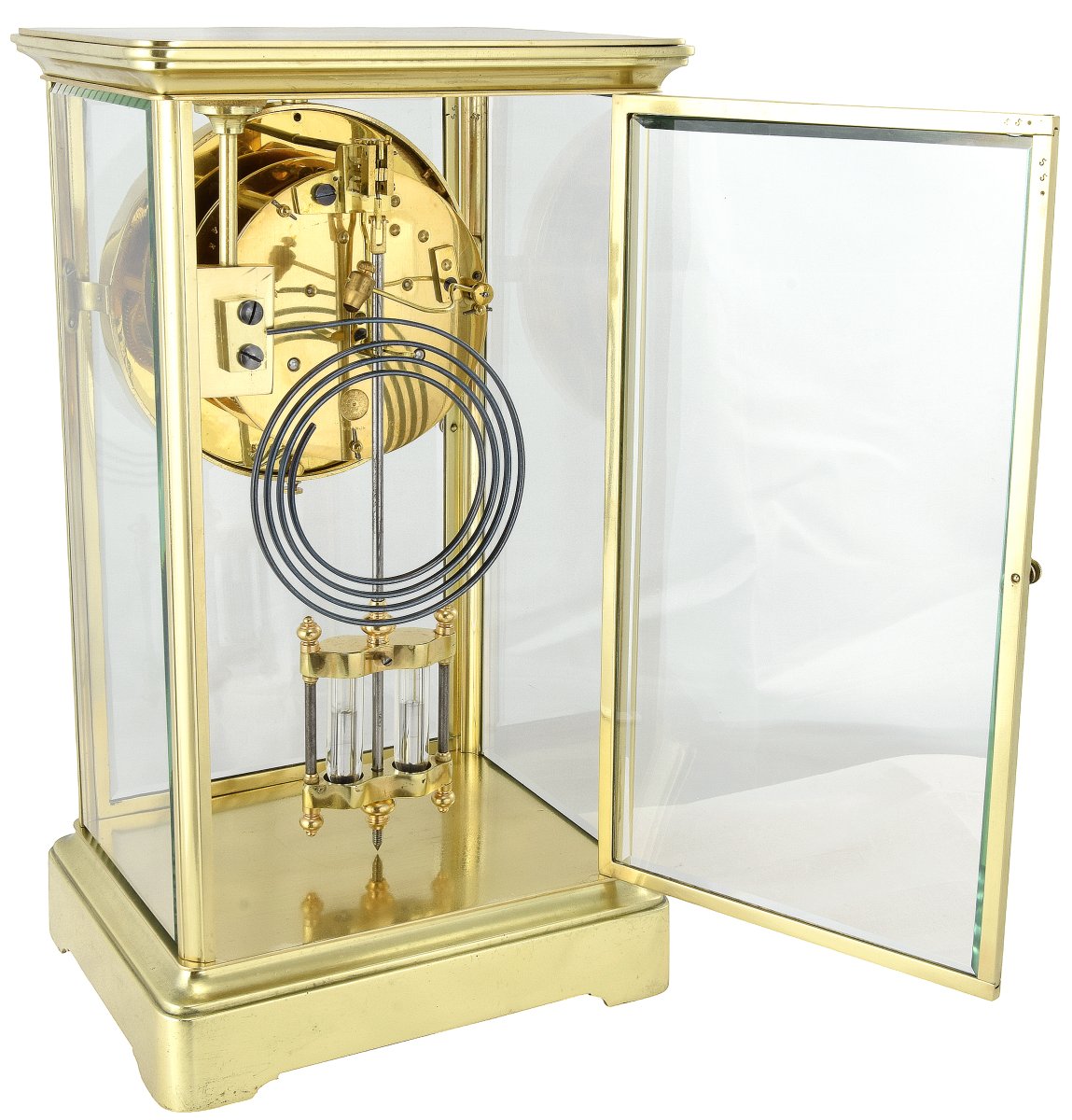  Clock Glass Cage Watchmaker: Vinventi Et Cie 1860-photo-2