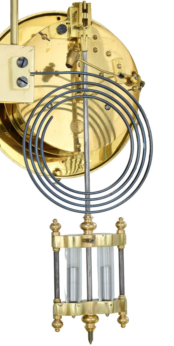  Clock Glass Cage Watchmaker: Vinventi Et Cie 1860-photo-3