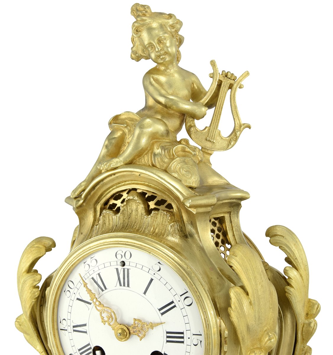 19th-century Louis XV Cartel Clock-photo-1