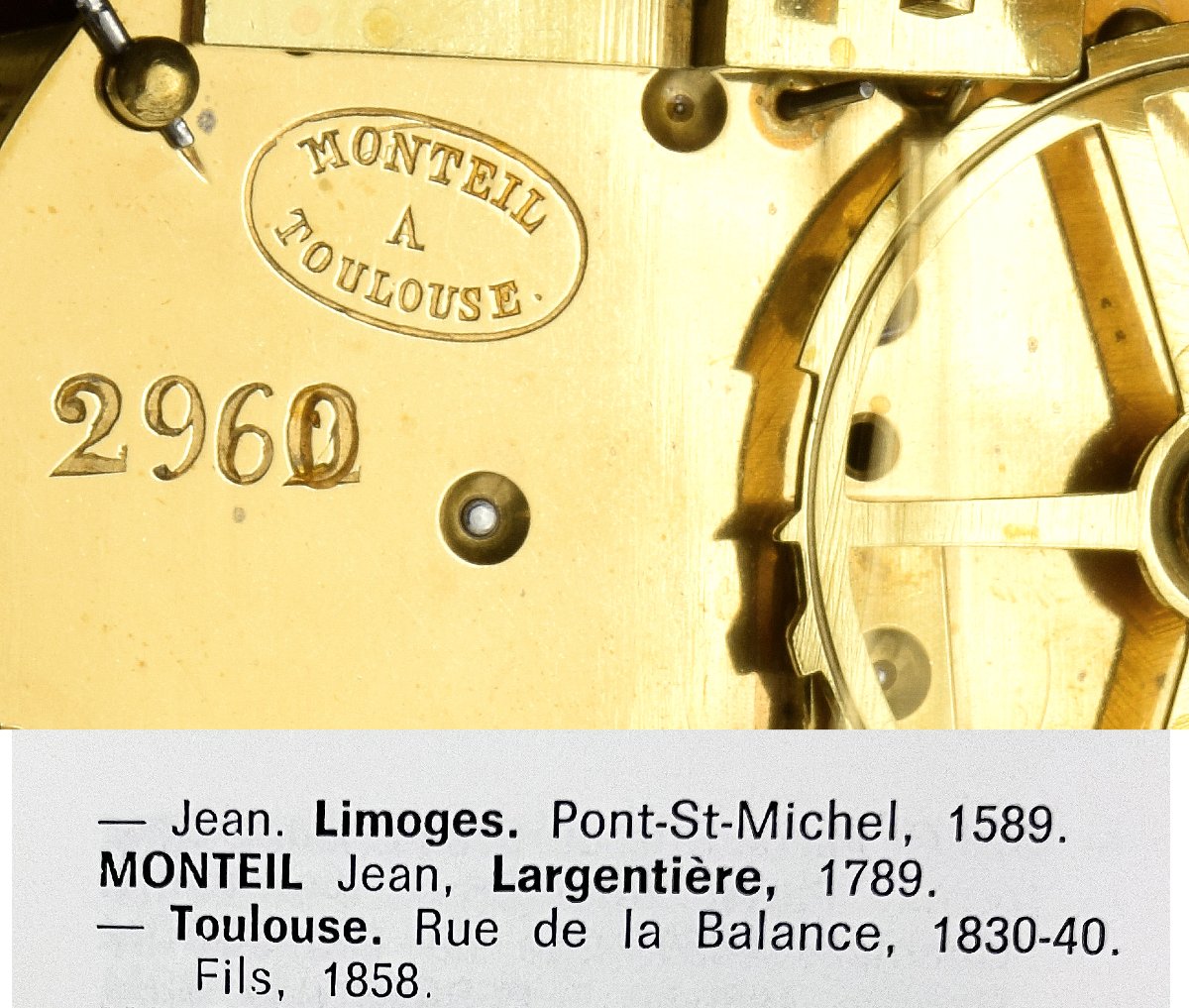 Pendule cartel en écaille de tortue Japy 1878-photo-7