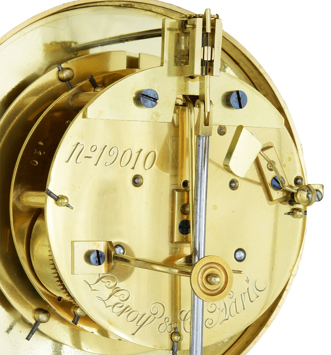 Pendule de précision – L. Leroy & Cie N°19010-photo-6