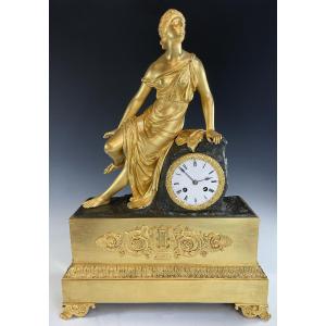 Clock Mythologique "eurydice And The Snake" 1840