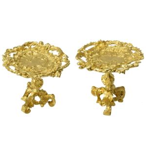 Paire de coupes rocaille époque Louis-philippe 1850