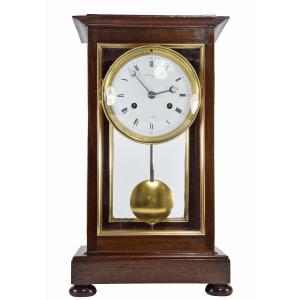 Clock Glass In Mahogany Watchmaker : Benisart