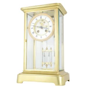 Pendule vitrée échappement Brocot Horloger : JAPY