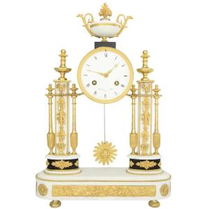 Pendule portique Horloger : CONTREAU 1850