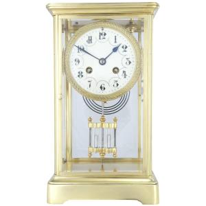 Pendule cage en verre Horloger : Vinventi et Cie 1860